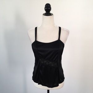 Charisma Black Lace Detail Lingerie Top